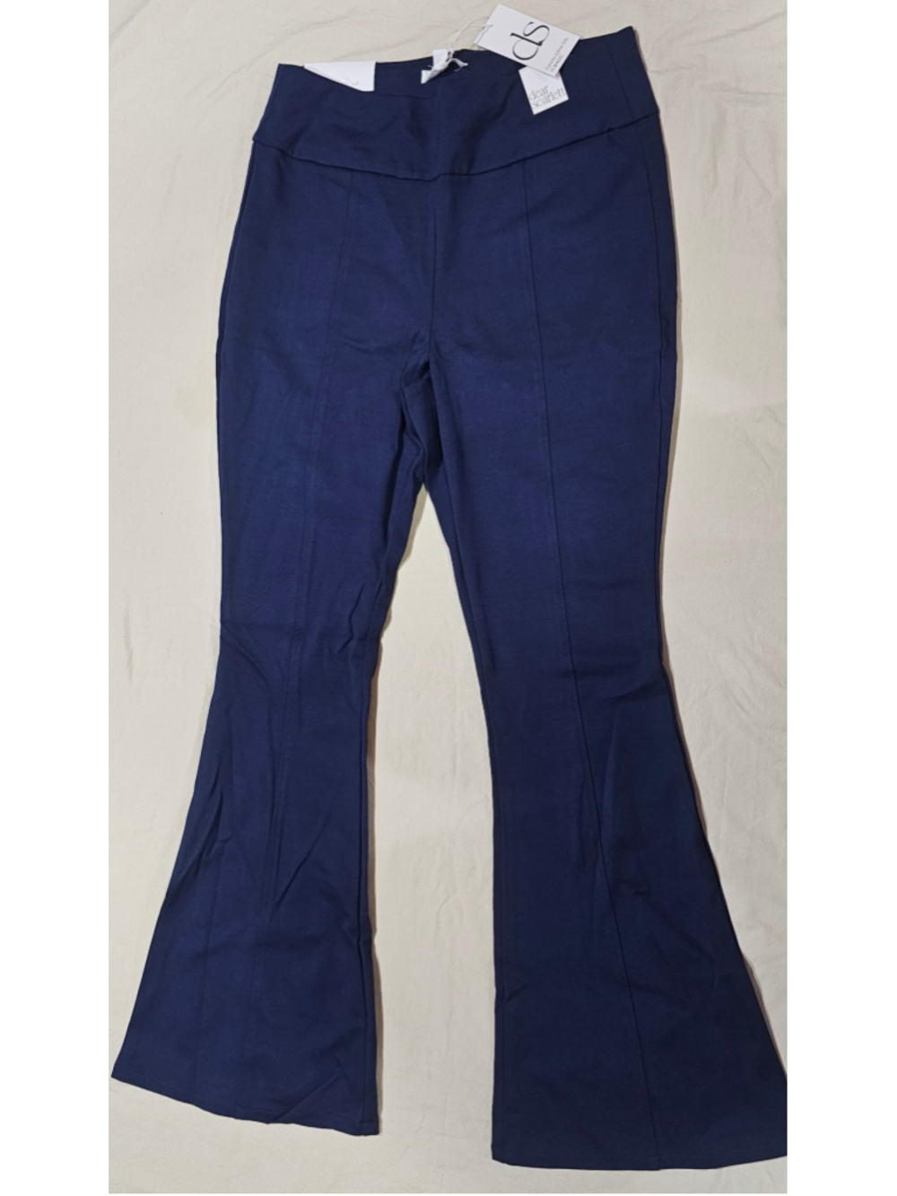 Women's Dear Scarlett Flare Pants Blue Plus Size 1X